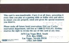 Holiday Casino - Las Vegas  Nv - 5th Issue Slot Card With Raised Print Logo