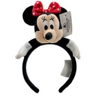 Disney parks Fantasia Minnie Mouse Ears Cute Plush Doll Head Black Headband 3pcs