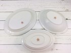 Regal China Fontaine Lot Serving Dishes Gravy Bowl Plater Floral Silver Trim Vtg