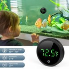 2pcs Fish Tank Digital Thermometer Accurate Led Display For Monitoring Fish Tank