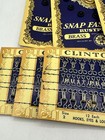 Vintage Fasteners Lot Sewing Snaps Hooks And Eyes Clinton Original Package 1930s