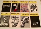 Lot Of 8 Playbills Late 90s Early 00s - Titanic- Ragtime - Footloose And More 