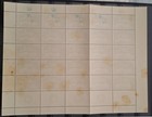 1952 Israel Stamps Z o a  Full Sheet  Mnh Og Stains On Gum Side  Bale 120 
