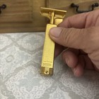 Vintage Schick Type C Repeating Injector Safety Razor Gold Tone W blade Magazine