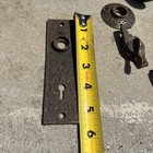 Antique-vintage -victorian Brass Ornate Door Knobs  With Door Plates