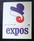 1968-1972- 2- Fleer Cloth Baseball Team  Patches Montreal Expos    both 