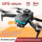 Drones With Hd Camera 4k Dual Rc Drone Wifi Fpv Foldable Quadcopter 2 Battery Us