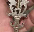 Vintage Made In Portugal Judaica Silver Plate Mezuzah 