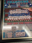 New York Giants Super Bowl Xlii Champions 2007 Plaque Framed Team Photo