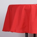Red 90  Round Polyester Tablecloth Wedding Party Reception Decorations Sale