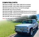 Yiz Dash Cover Mat Fit For Chevy Chevrolet Silverado gmc 88-94 Navyblue 