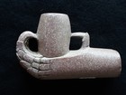 Native American Ceremonial Pipe Bowl  Lg  Catlinite Eagle Claw    Sb-0625 08883