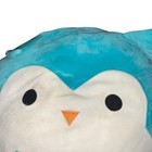 Squishmallows Owl Stuffed Big 16  Plush Turquoise Teal Pillow Winston