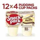 Snack Pack Vanilla Pudding Cups  4 Count