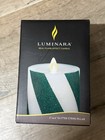 Luminara Candy Cane Flameless Real Flame-effect Candle 4 5-inch Glitter Stripe