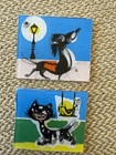 Vintage Keychain Flasher Cat And Dog 2