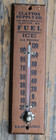 1910 s Clayton Missouri Supply Co  Fuel   Ice Old Wooden Thermometer Sign  nice