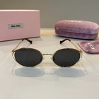 Miu Miu Mu 52ys Zvn5d1 Pale Gold Grey Gradient Women s 54 Mm Sunglasses