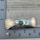 Sterling Silver Turquoise Hair Barrette Navajo Jolene Begay 463