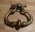 Vintage 3 1 2  X3 1 2  Brass Ornate Knocker Style Drawer Pulls New Old Stock  10