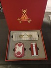 Montecristo Accessories Set  red  Factory Sealed  Cigar Humi  Cutter   Lighter