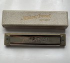 Military Band U s  Zone Harmonica With Box Made In Germany