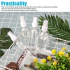 1 5pcs 30ml 60ml Travel Spray Bottle Plastic Transparent Perfume Empty Atomizer