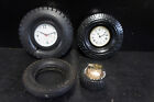 Vintage Lot 4 Pc Goodyear Kelly General Tire Ashtray Clock Vtg Advertising Car