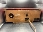 Vintage Zenith Z522r Tube Am Clock Radio Mid Century     Working