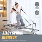 Foldable Pilates Reformer Metal Home Pilates Equipment Studio Gym
