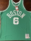 Bill Russell Autograph Celtics Jersey Auth 1962 Mitchell Ness Altman Boston