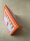 Whataburger Table Tent Number 1   One  Famous Burgers Chain Orange And White