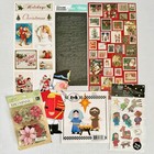 Christmas Scrapbook craft Kit Lot 12x12 Paper Stickers   Embellishments 51
