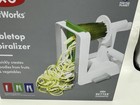 Oxo Tabletop Spiralizer W  3 Steel Interchangeable Blades  Creates Noodles  New