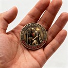 A Man Of Faith-a Warrior Of Christ Commemorative Coin jesus Challenge Coins
