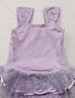 Arshiner Girl s Leotard Sparkle Heart Tutu Ballet Dress Ej2 Purple Size 14 Nwt