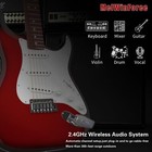 Guitar Wireless System  Bluetooth Transmitter Receiver With 50m Transmission    