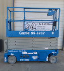Repainted 2015 Genie Gs-3232 32  Electric Scissor Lift W  Outriggers Aerial Lift