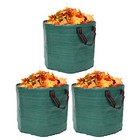3pack Reusable Garden Waste Bags 72 Gallon Yard Leaf Lawn Trash Waste Bags