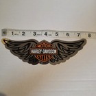 Vintage Harley-davidson Wing And Shield Gold Decal 7 5 x2   outside  