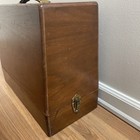 Singer Wood Case Dark Brown In Great Condition  328  500  401a  431g Etc