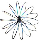3x3d Magic Flow Ring Indoor Toys Kinetic Spring Arm Slinky Juggle Rainbow Dance