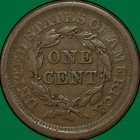 1851 Braided Hair Large Cent Choice Extremely Fine Xf  Coin  38676