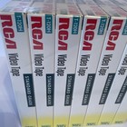 Vintage Rca Blank Vhs Video Tape Standard Grade T-120h Lot Of 7 New Sealed