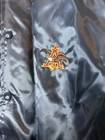 Vintage Anheuser Busch Beer Bomber Style Satin Jacket Men   s Xl Blue