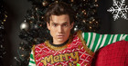   Merry Go F  k Yourself   Funny Adult Ugly Christmas Sweater New Large  l 
