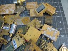 Computer Scrap 9 Lbs 6 Ozs  Gold Plated Pins And Pieces For Recovery