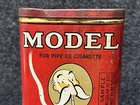 Vtg Model Smoking Tobacco Sample Vertical Pocket Tin Empty Rare Us Tobacco Co Va