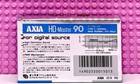Axia   Hd Master  90   1986  Japan   Type I     Blank Cassette Tape  1   sealed 