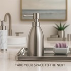 304 Stainless Steel Soap Dispenser 16oz Rust-proof Liquid Soap Pump Bottle Fo   